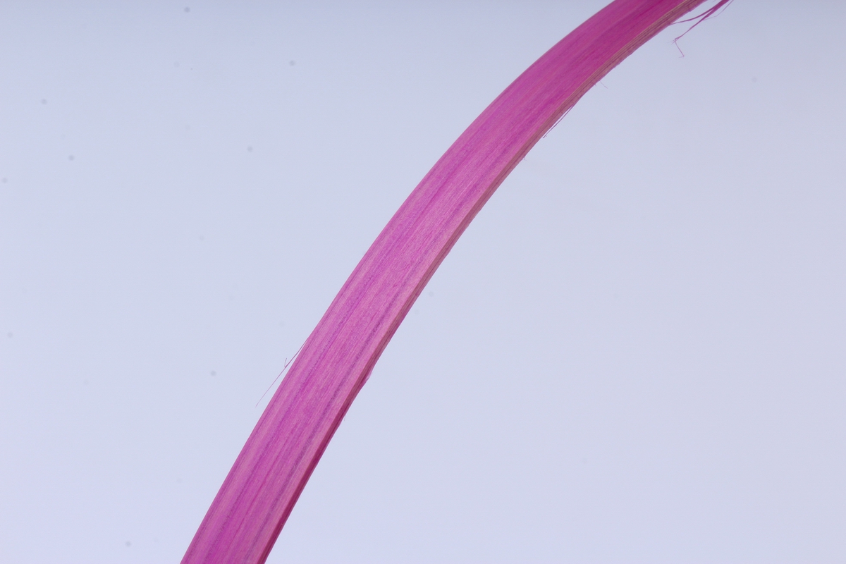 корзина плетеная (бамбук), 30х22xh13/49см розовая  0640