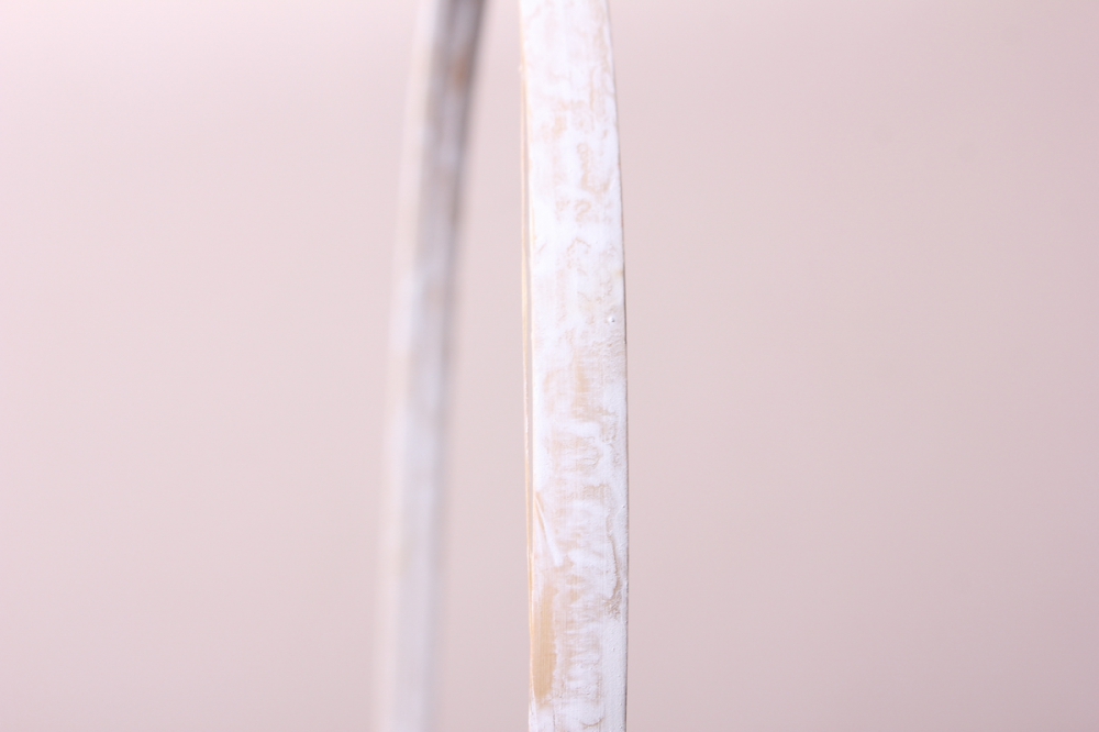 корзина плетеная (бамбук) белая d=22x11,5, h=9см