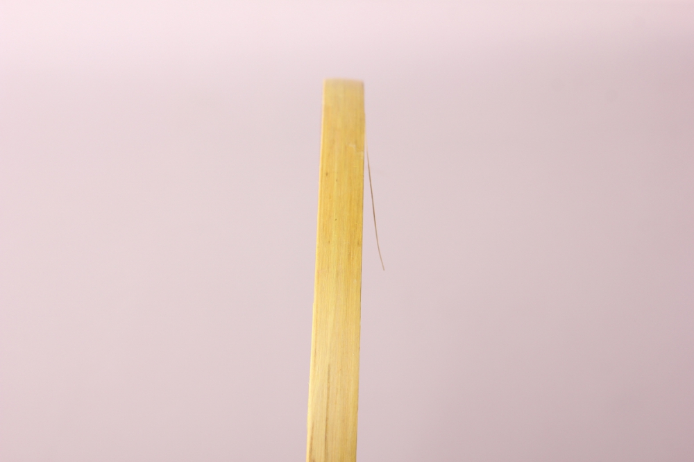 корзина плетеная (бамбук) желтая d=22х11,5, h=9см 6465