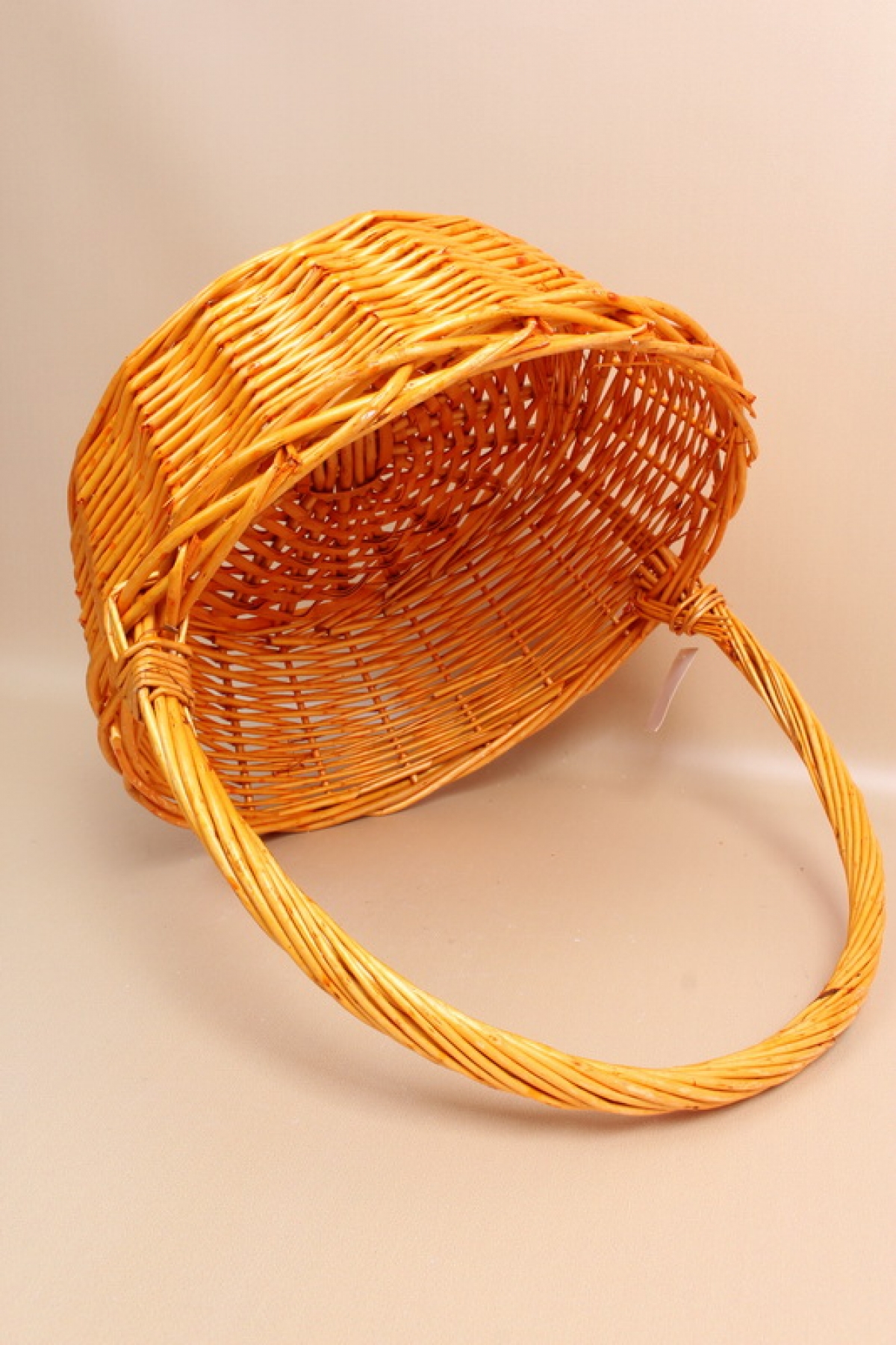 Корзина плетеная (ива): 41*41*16, 1 шт., натуральный  5195М