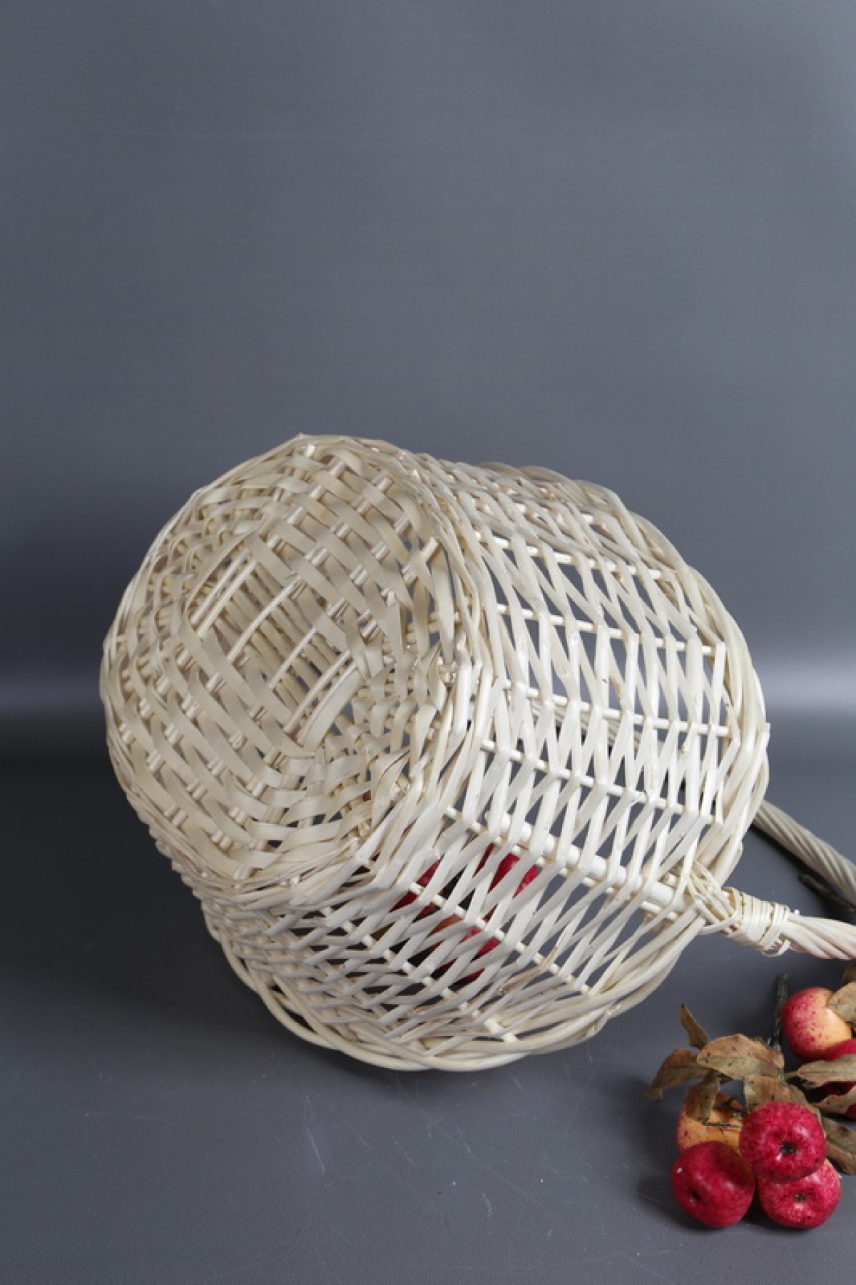 Корзина плетеная (ива): 39*34*17, 1 шт., выбеленный  4952М