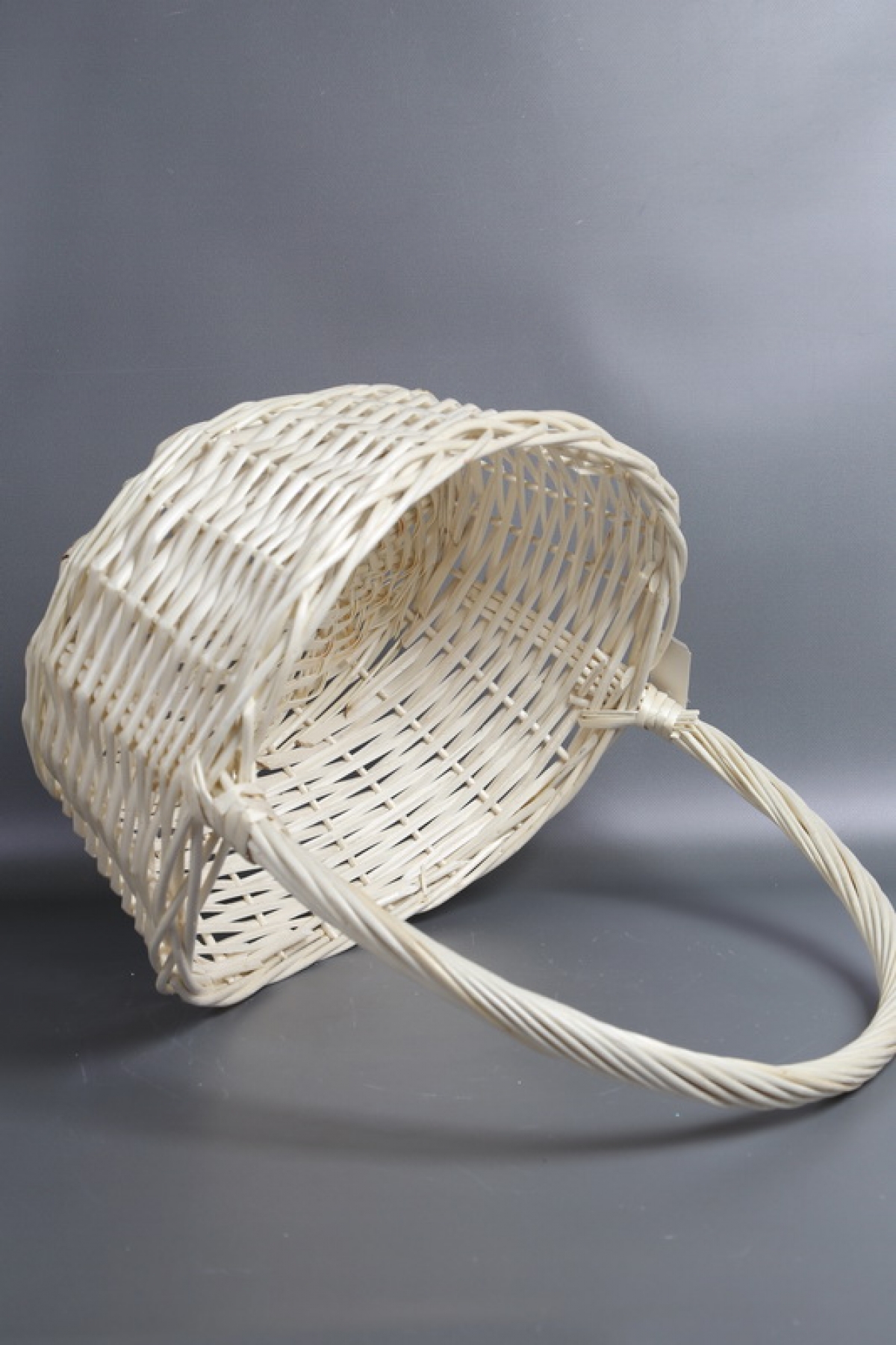 Корзина плетеная (ива): 48*37*18, 1 шт., выбеленный  4969М