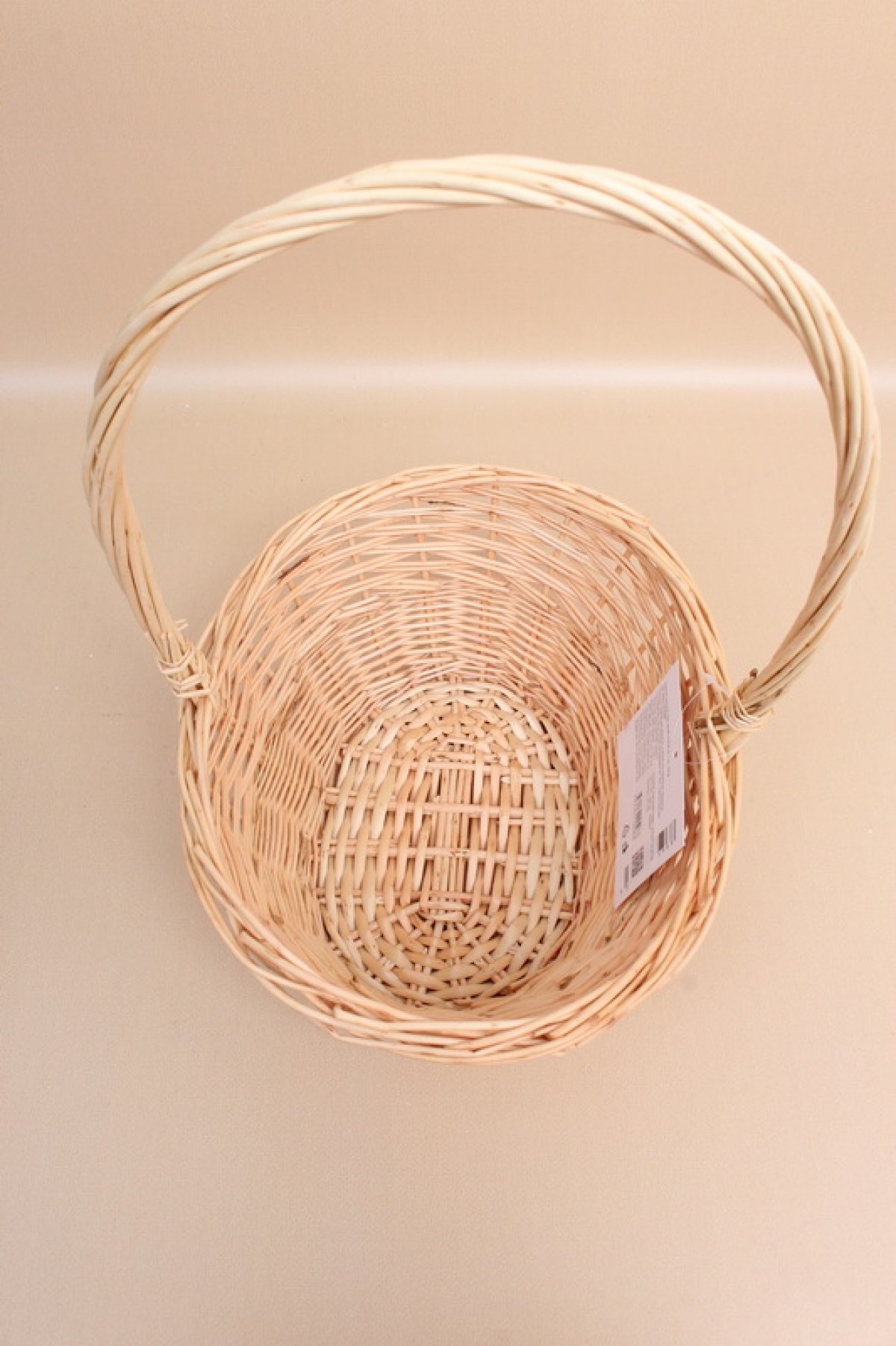 Корзина плетеная (ива), 32*24*13,5*38 см, 1 шт., натур.  5968М