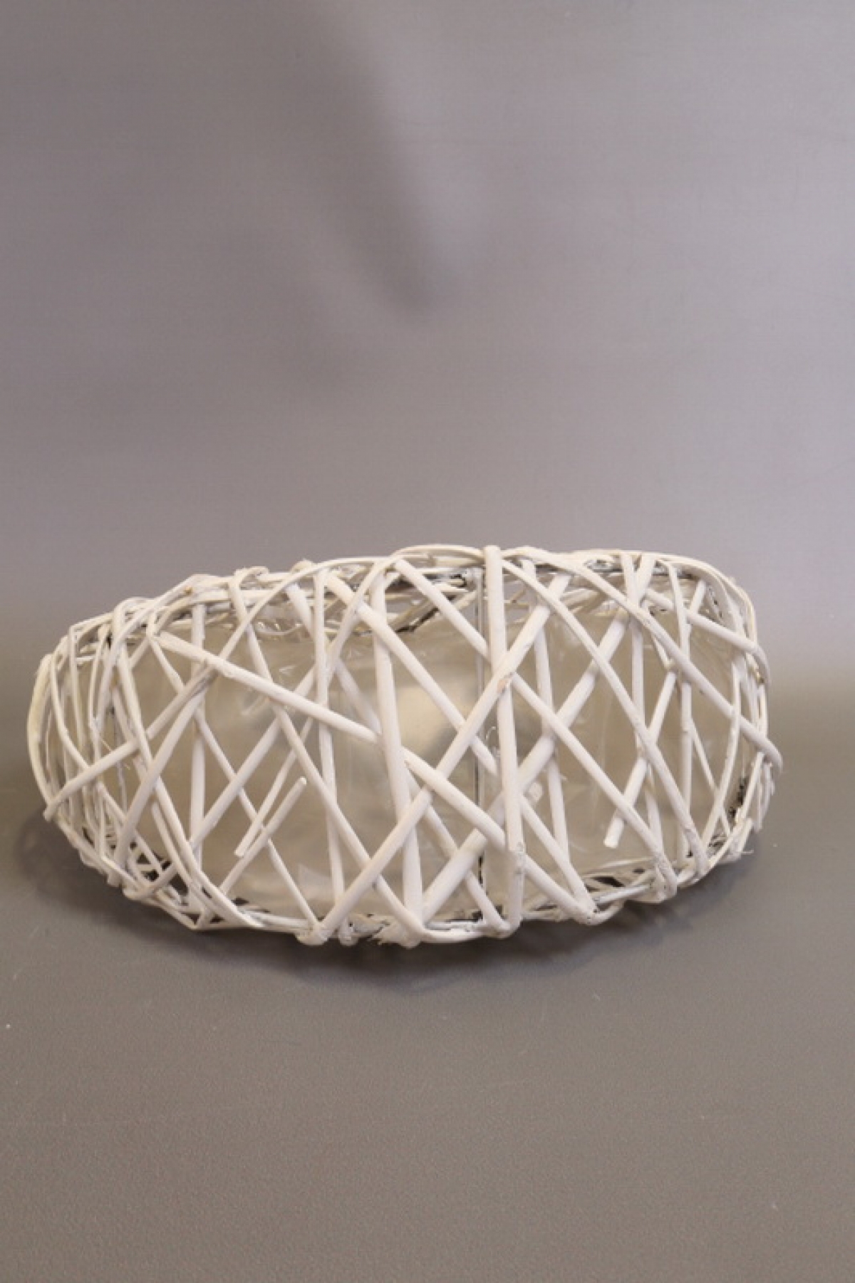 Корзина плетеная (ива) 35H34, 1 шт., белый 3531М