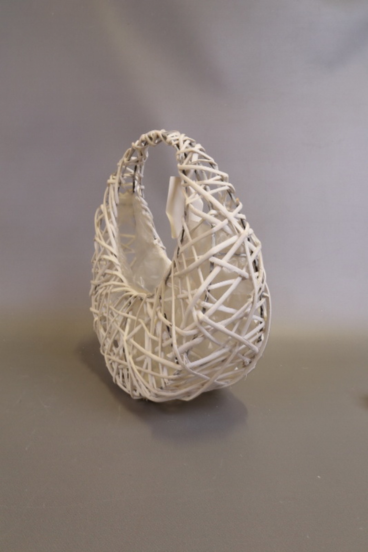 Корзина плетеная (ива) 35H34, 1 шт., белый 3531М