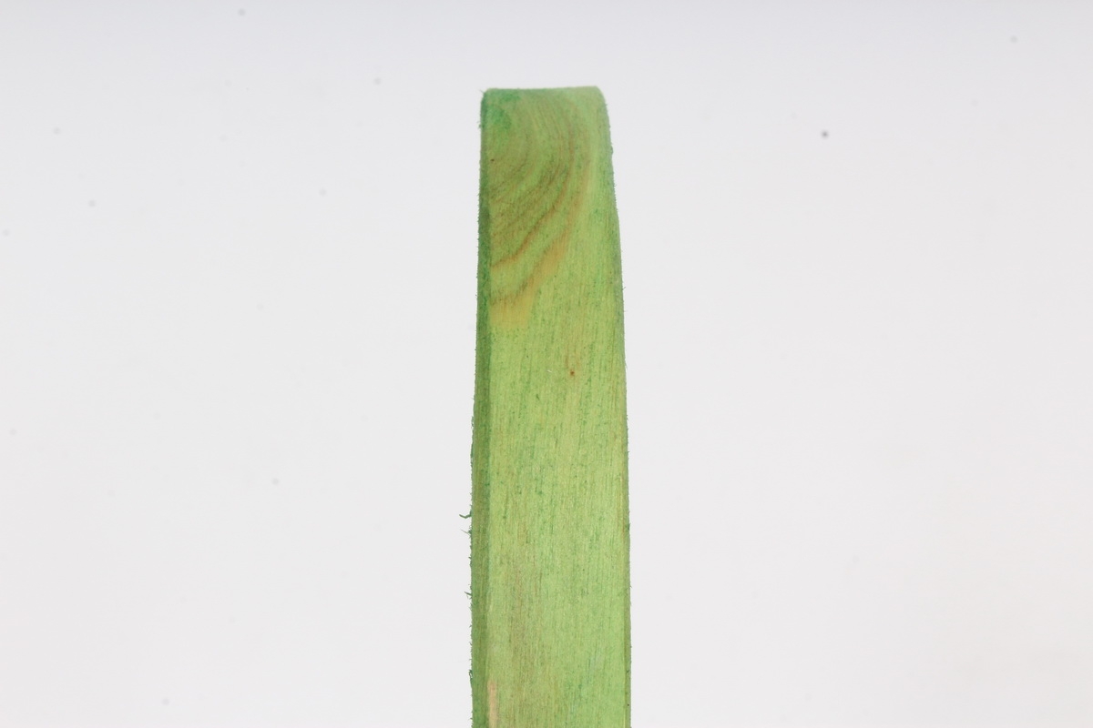 Корзина плетеная из бересты овальная 20.5x14 h=13/28.5cm Зеленый 5000Н