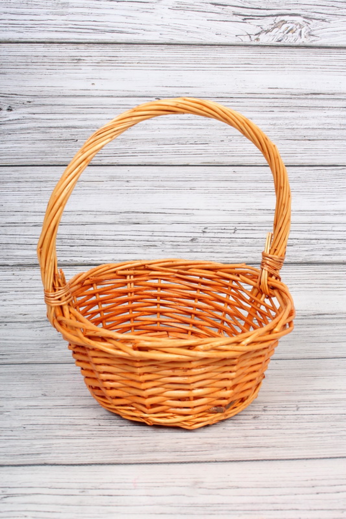 Корзины из ивы, 3шт, круг, 33*33*13, 29*29*12, 23*23*10, медовый 8815Н