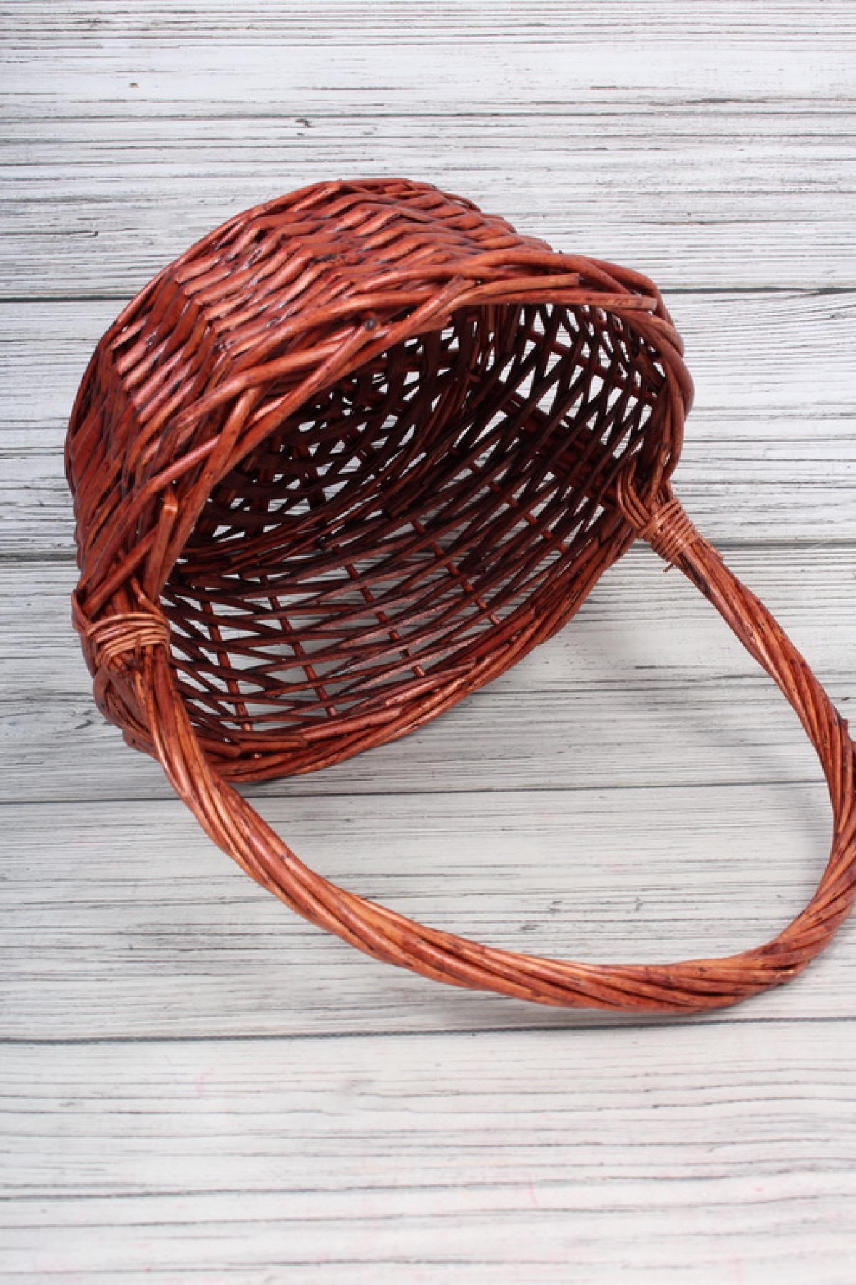 Корзины из ивы, 4шт, круг, 45*45, 41*41, 38*38*15, 33*33*13см, коричневый 8976Н