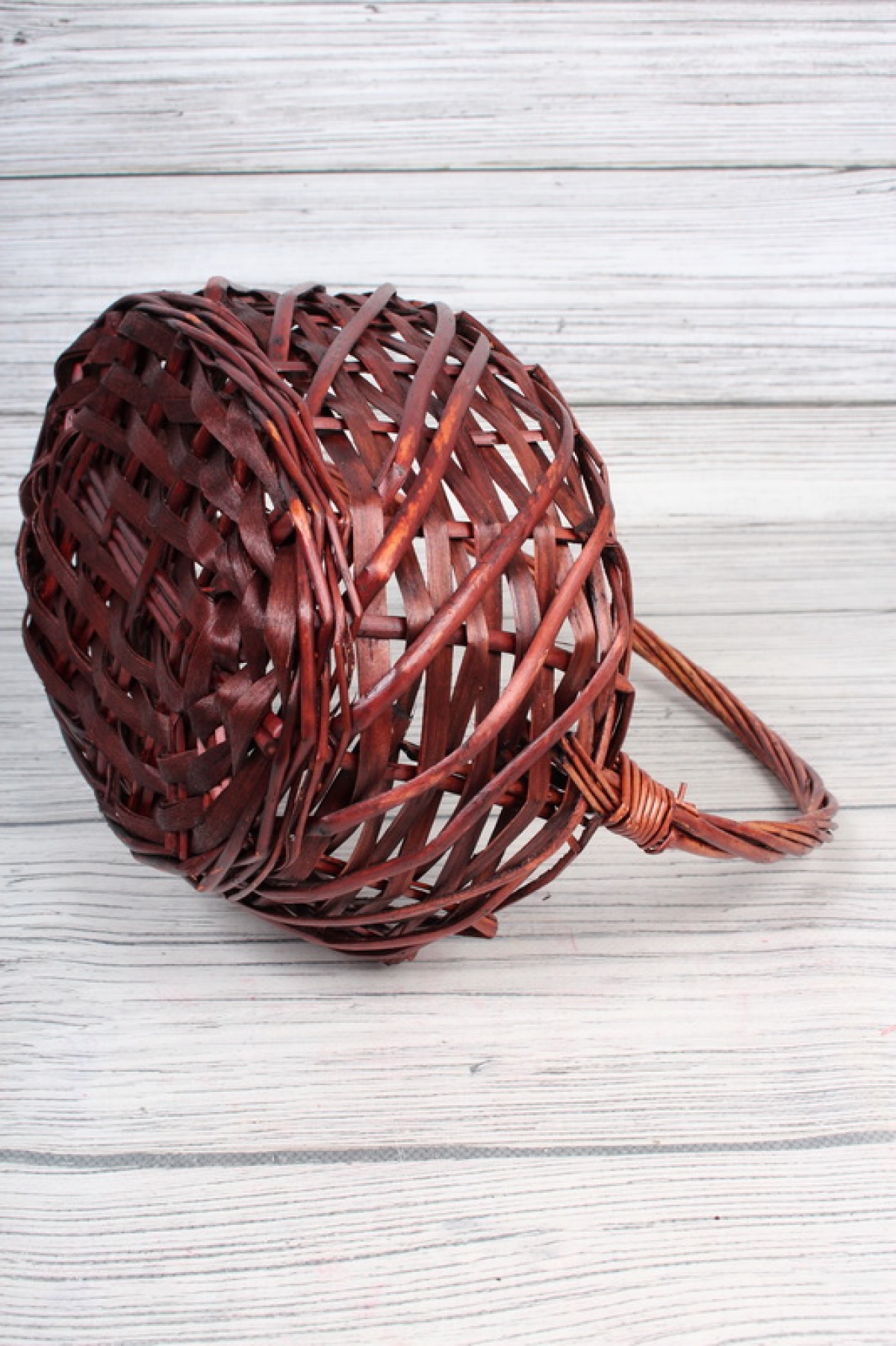 Корзины из ивы, 3шт, овал, 38*30*13, 33*25*12, 28*20*10см, коричневый 7318Н