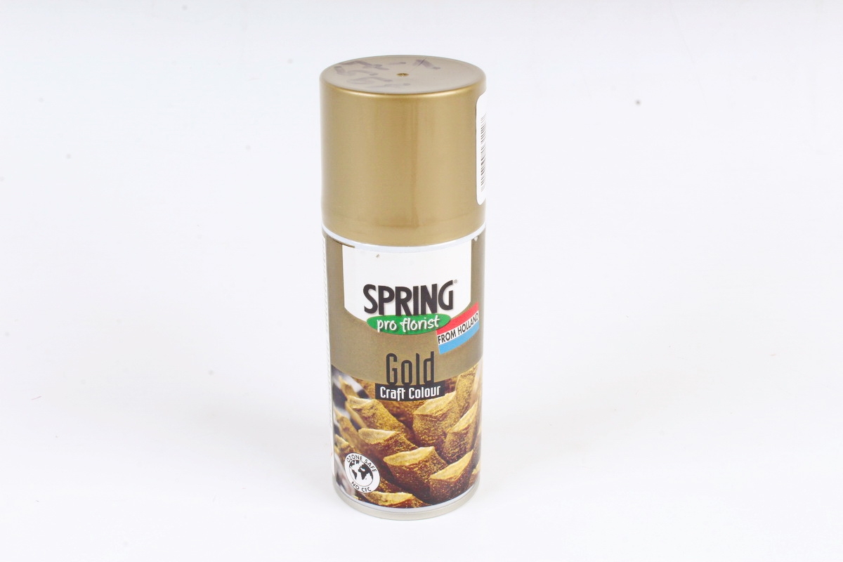 Краска-спрей (150 мл) Spring золото