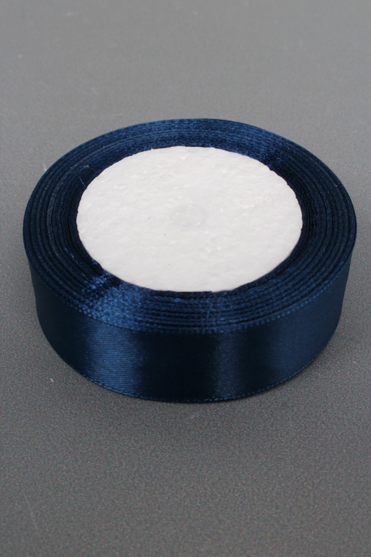 Лента атлас 2,5см х 25ярд кобальт синий (187)	0012Н