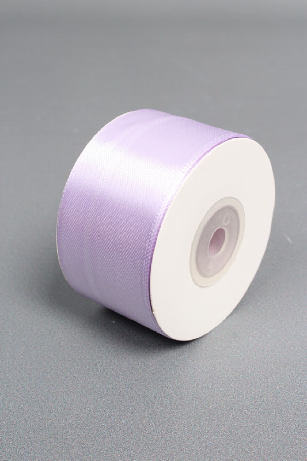 Лента атласная, на картонн.катушке, односторонняя, 38 мм х 25 ярд, светлая орхидея 1450М