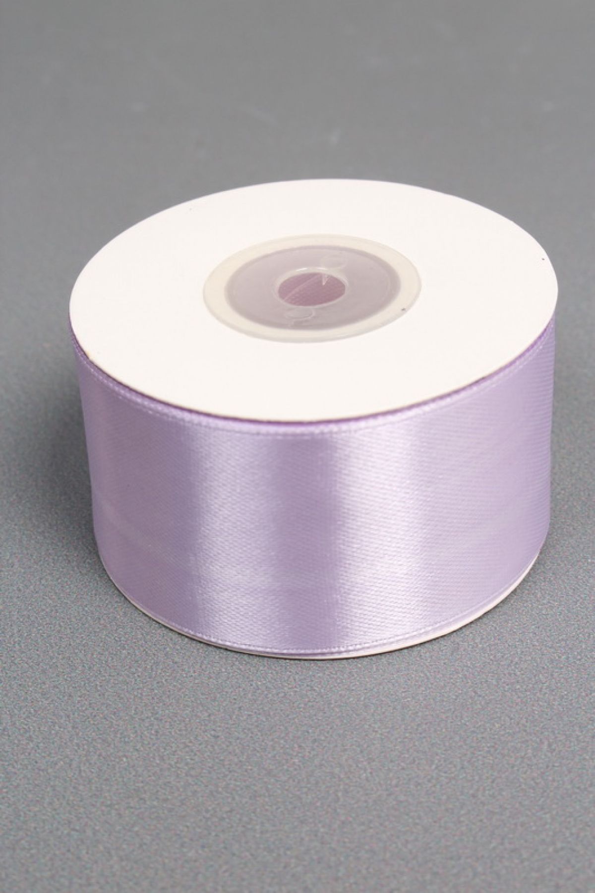 Лента атласная, на картонн.катушке, односторонняя, 38 мм х 25 ярд, светлая орхидея 1450М