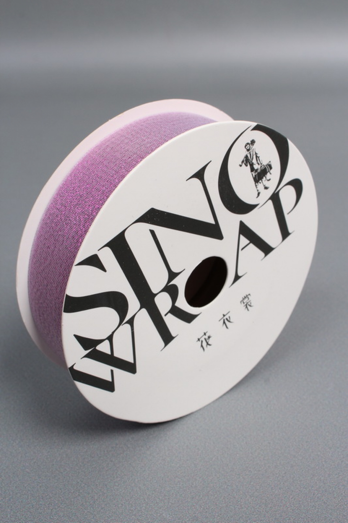 Лента декоративная Перламутровая, полиэстер, 25 мм х 13 ярд., сиреневый 6961М