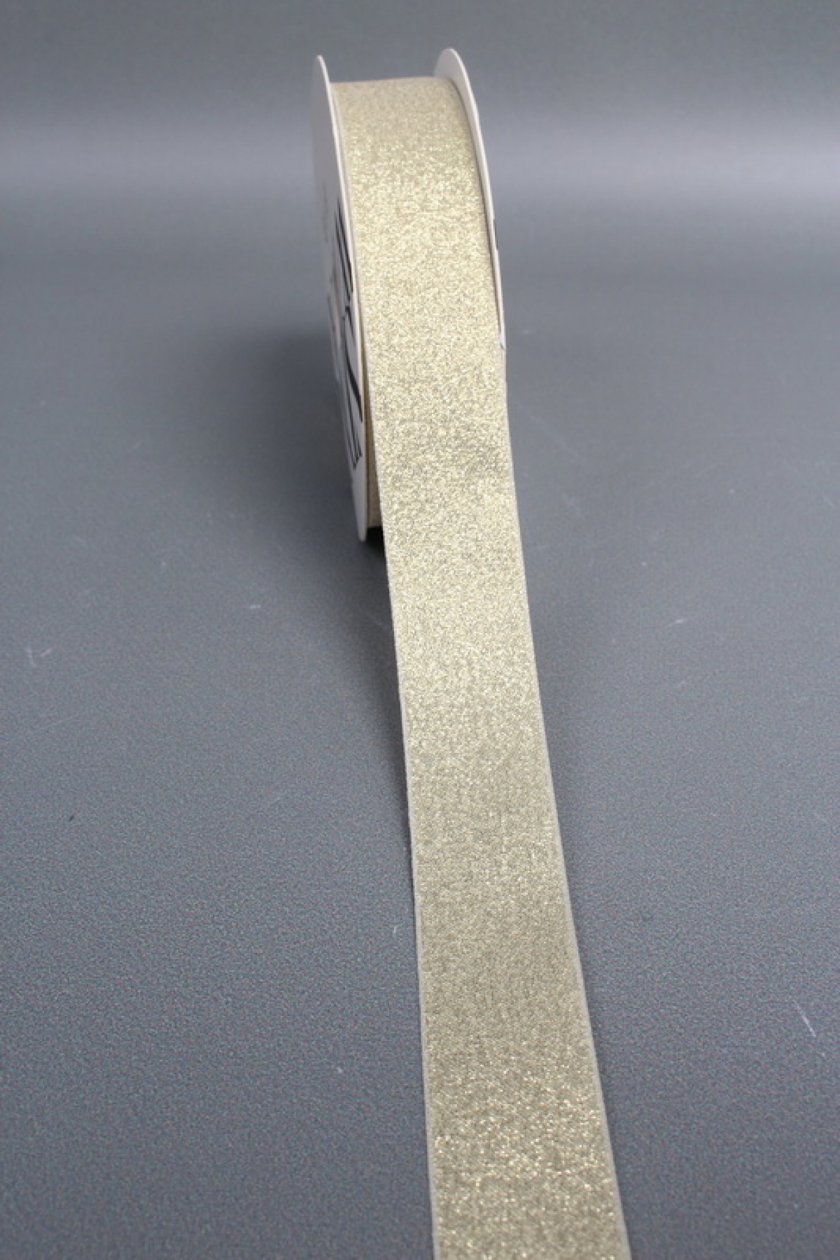 Лента декоративная Перламутровая, полиэстер, 25 мм х 13 ярд., золотистый шампань 6930М