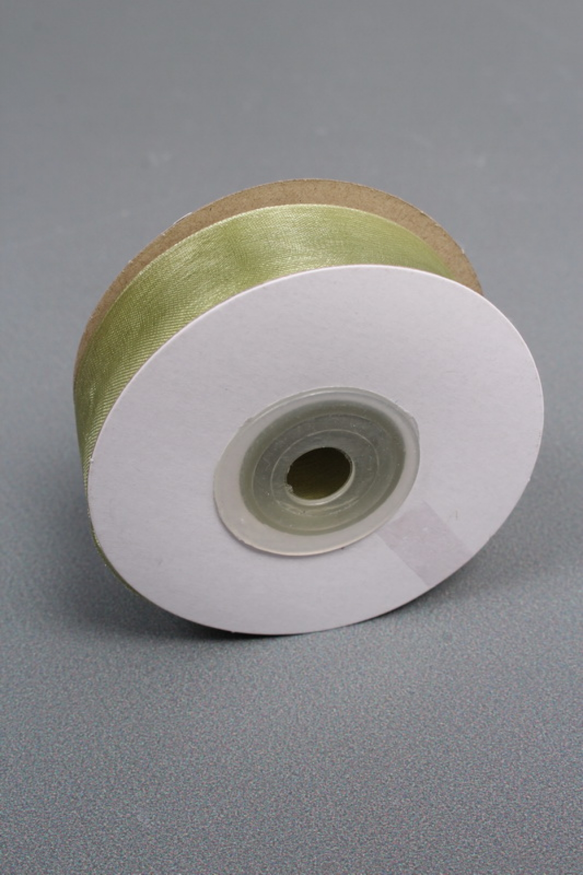 Лента органза на картонн.катушке, 25мм*25ярд, фисташковый 3320М