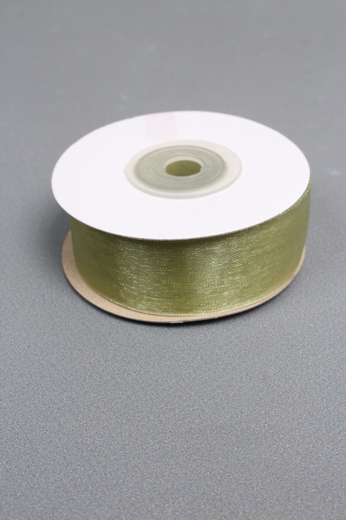 Лента органза на картонн.катушке, 25мм*25ярд, фисташковый 3320М