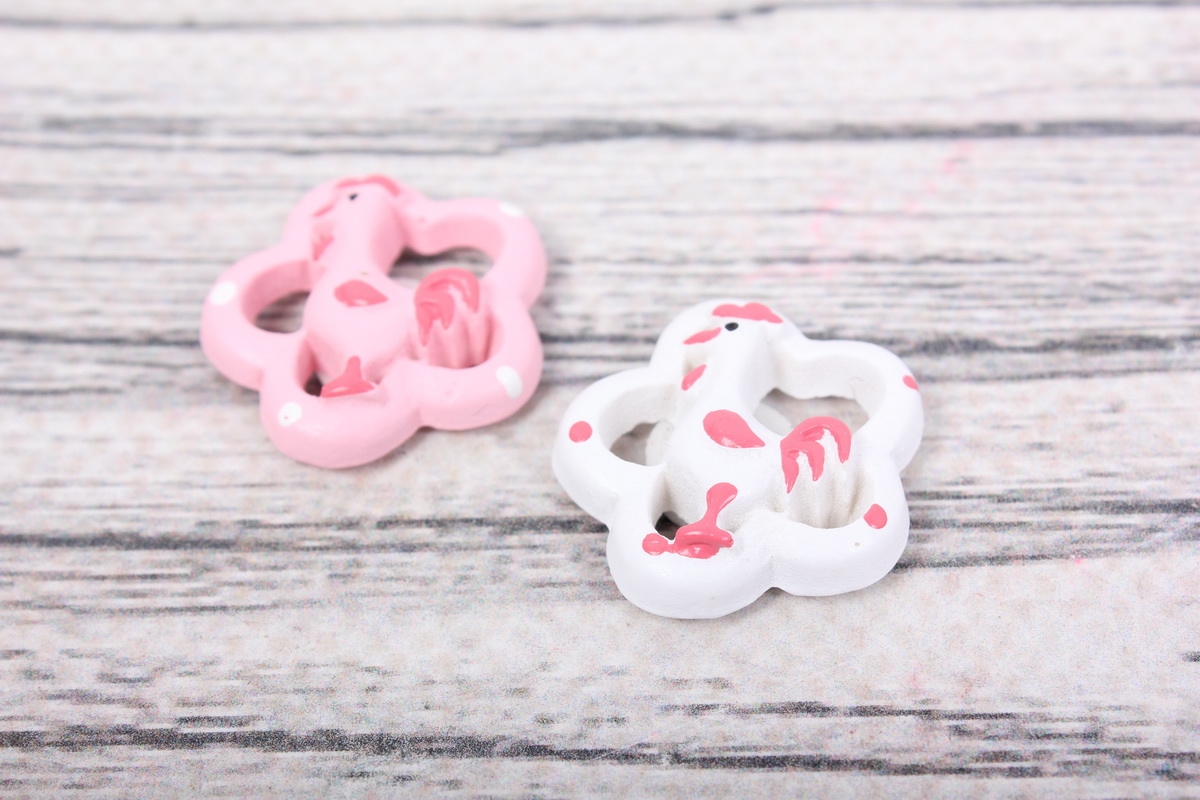 Липучка с курицей 2,5 см  9 шт  DRS129B