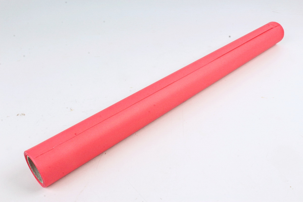 Матовая бумага, 50 см x 10 м, (цв. красный, MN2-26) (М) 0874
