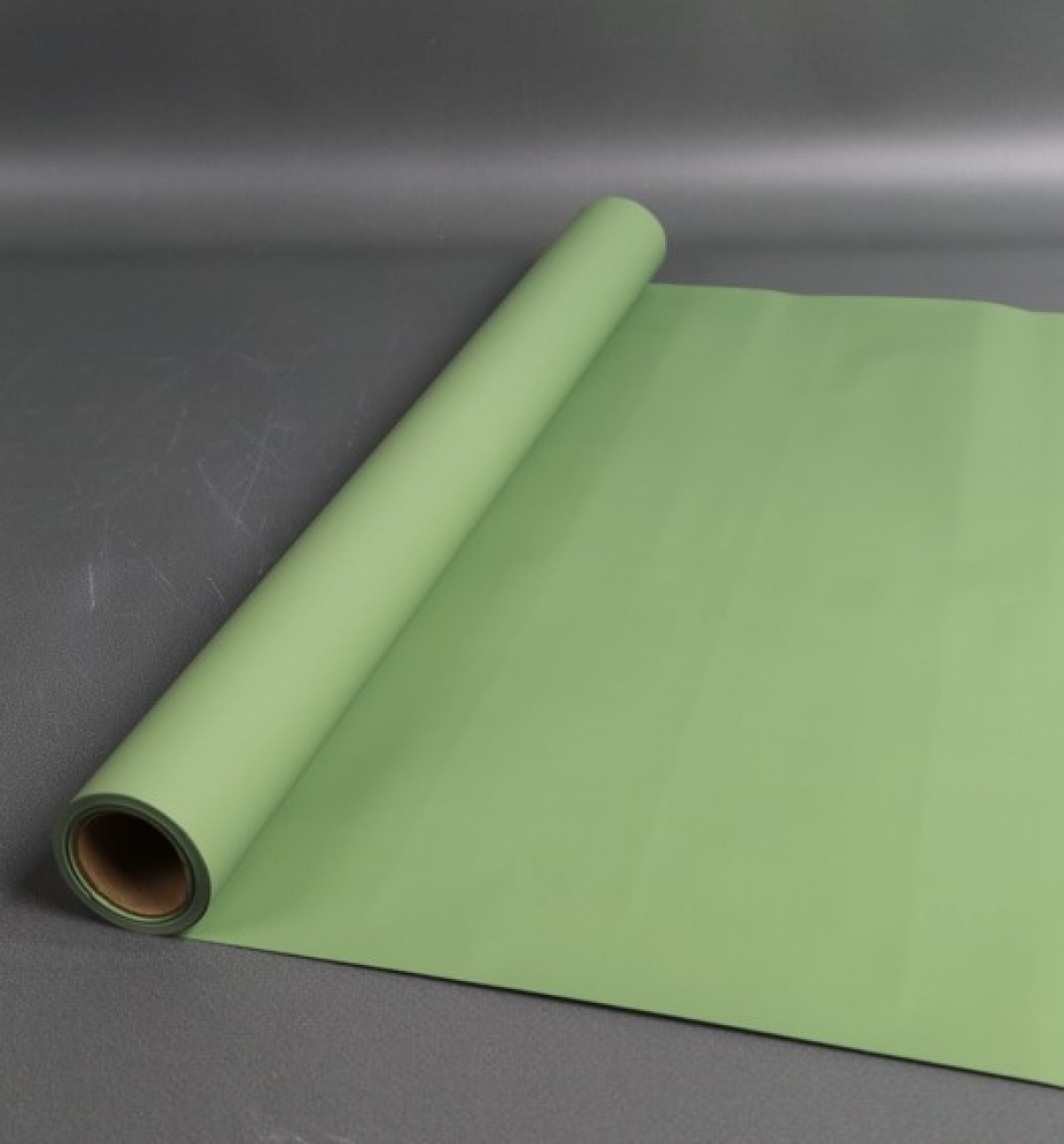 Матовая пленка "Фаворит" однотонная, 50 мкр, 50 см х 10 м, фисташковый  8589М