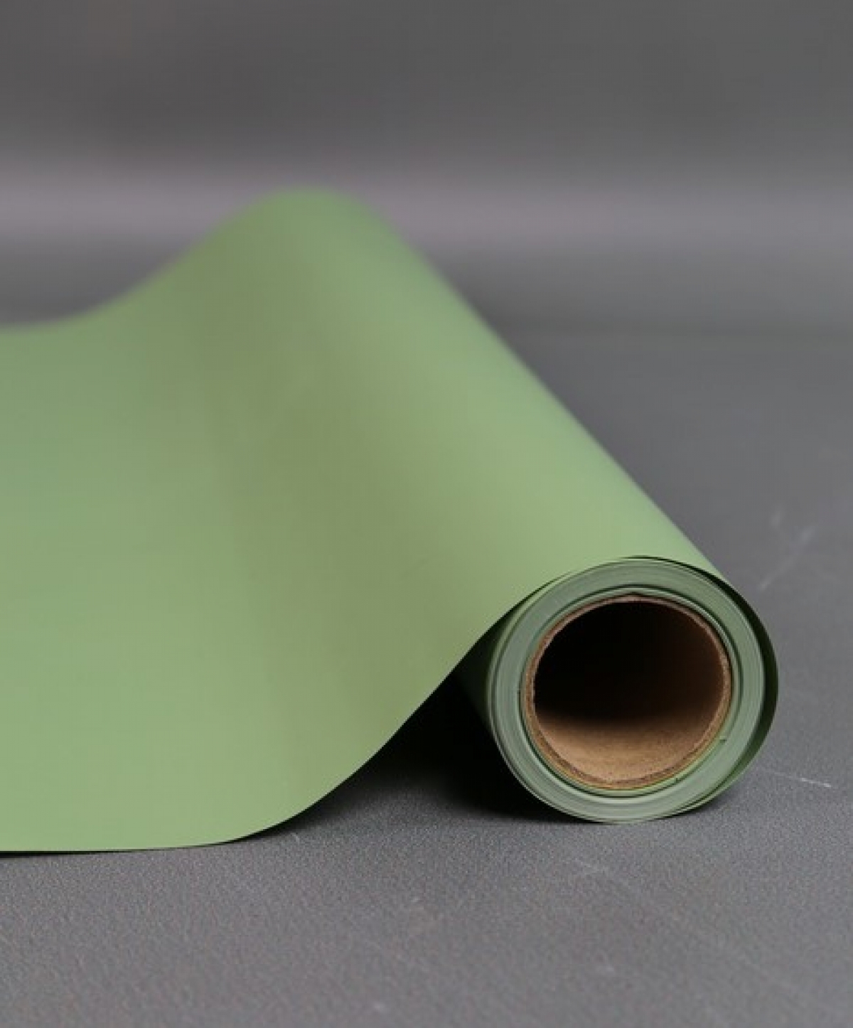 Матовая пленка "Фаворит" однотонная, 50 мкр, 50 см х 10 м, фисташковый  8589М