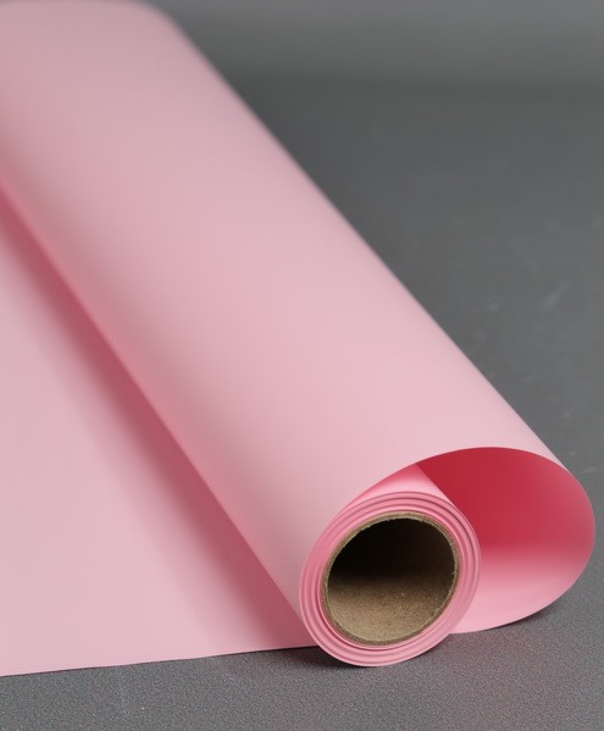 Матовая пленка "Фаворит" однотонная, 50 мкр, 50 см х 10 м, розовый кварц  1302М