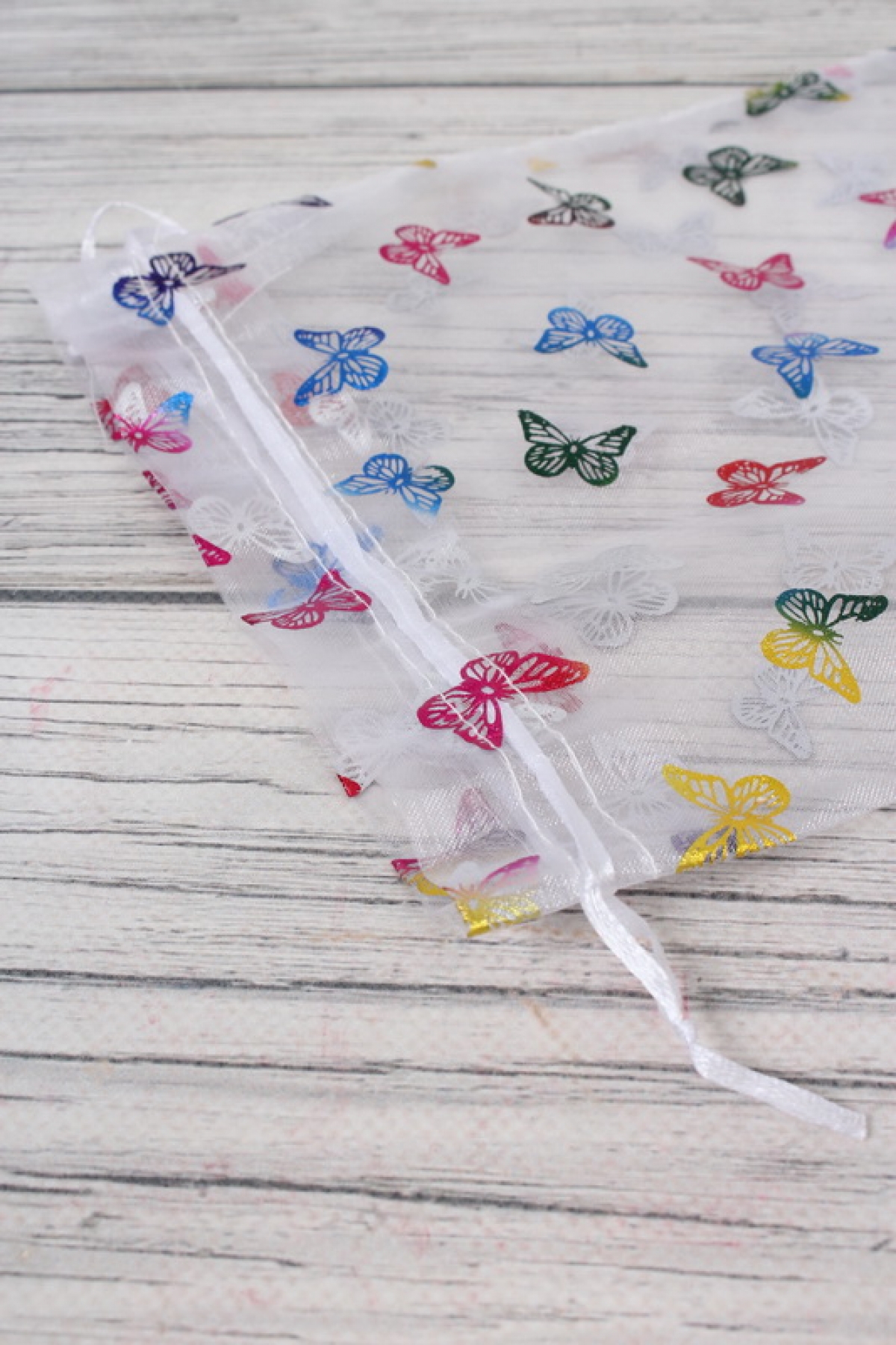 Мешочек Бабочки 20*30см 12 шт/уп   10384-M19