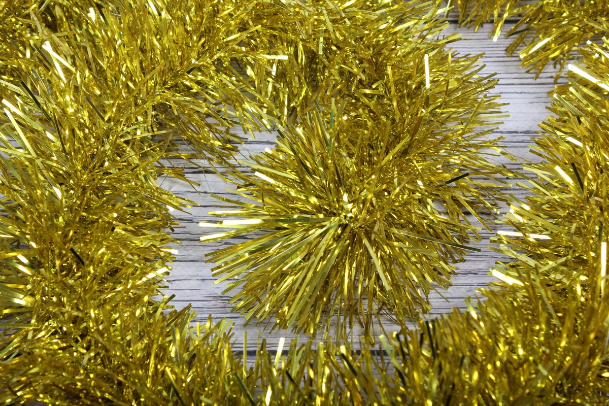 Мишура 2,1м  золото