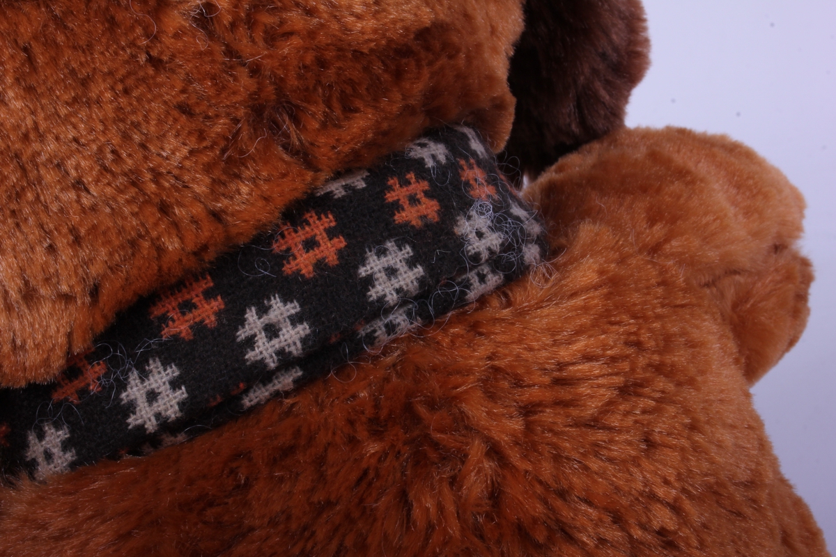 мягкая игрушка собака коричневая  38см   м-3315/38