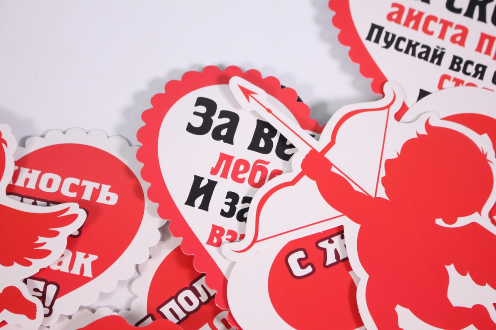набор для фотосессии &quot;свадебные тосты&quot;