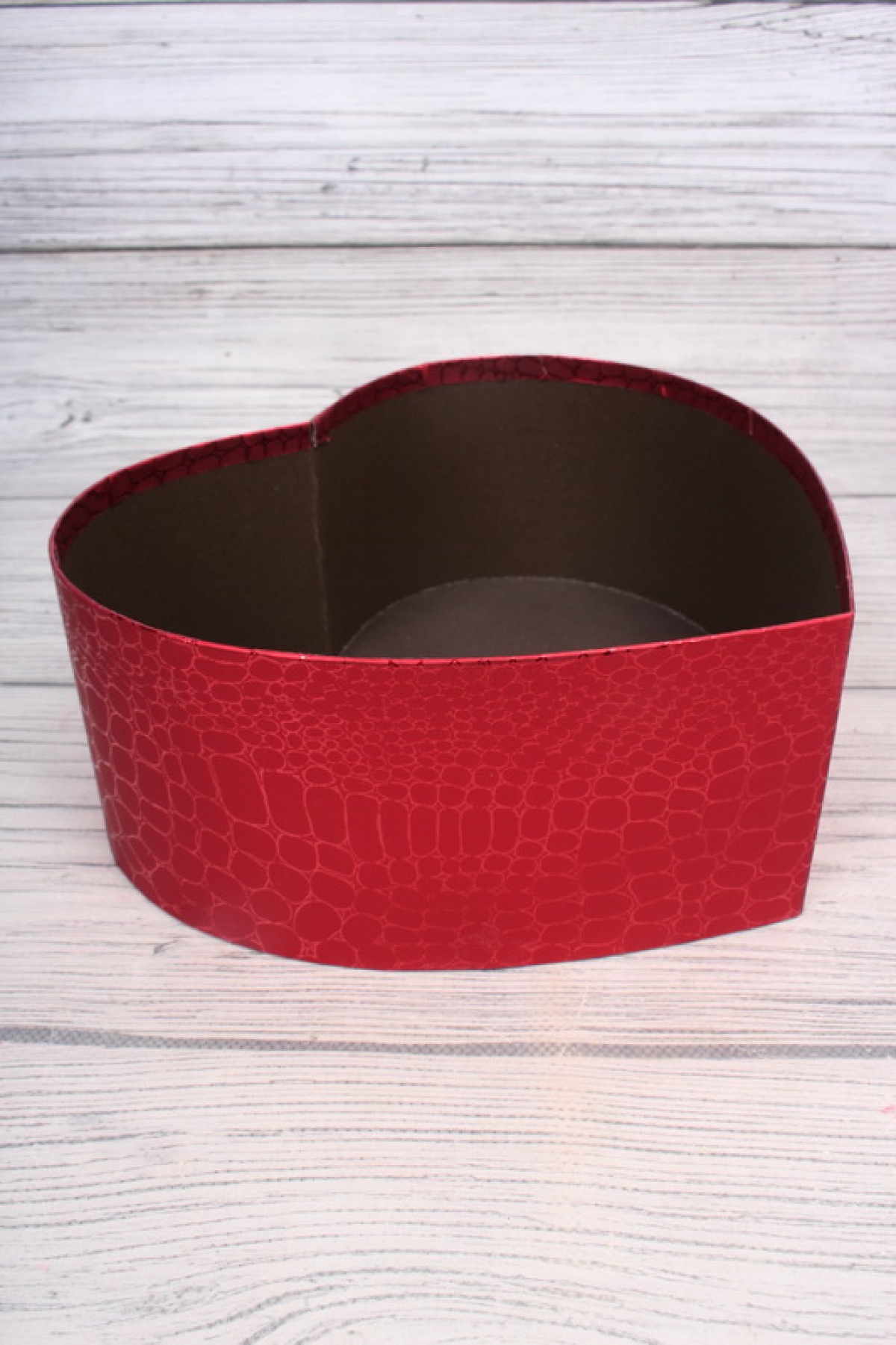 Набор коробок "Перламутровое Сердце" 3шт, 31*27*13,3cm, 27*23*11,7cm, 23*20*10,3cm, красный 2079Н