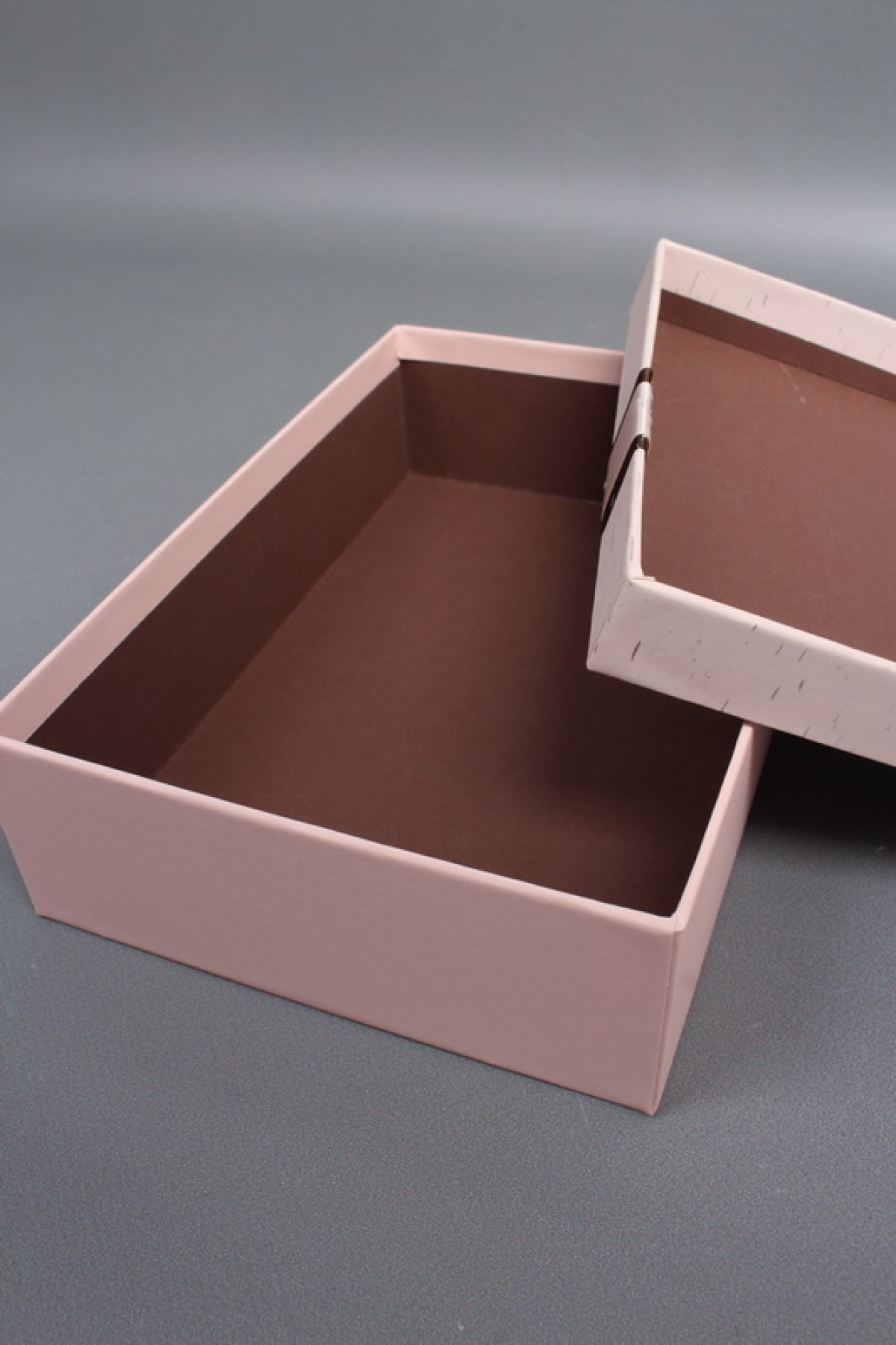 Набор коробок подарочных из 3шт - 33,5*25*11,5, 29*21*9, 24,5*17*6,5 см, светло-розовый 7423М