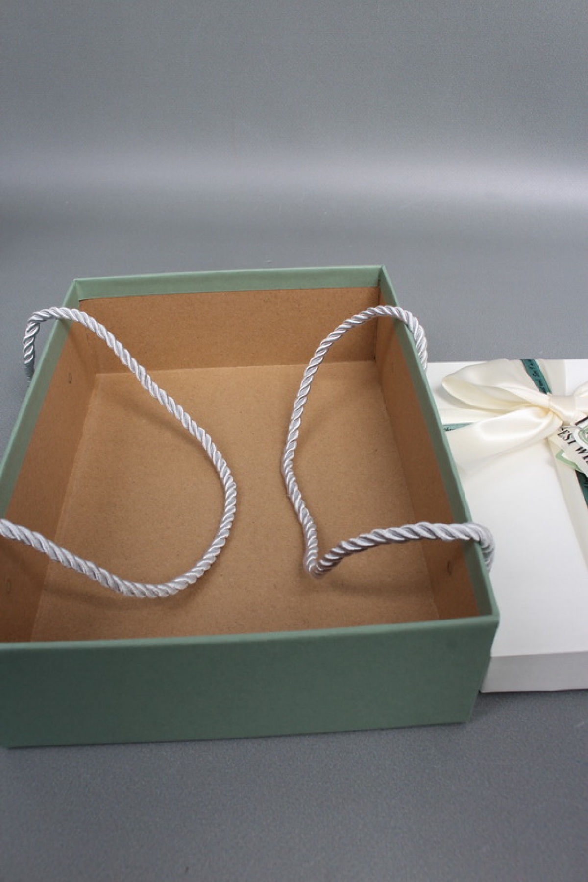 Набор коробок подарочных из 3шт - 29*21*9,5, 26*19*8, 23*17*6,5 см, зеленый 7362М