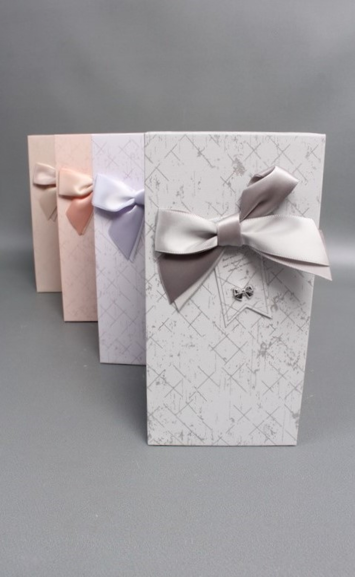 Набор коробок подарочных из 4шт ассорти - 21*10,5*9,5,  7812М