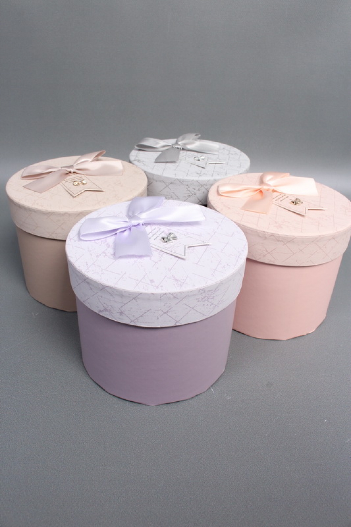 Набор коробок подарочных из 4шт ассорти - 13,8x11,5,  7881М