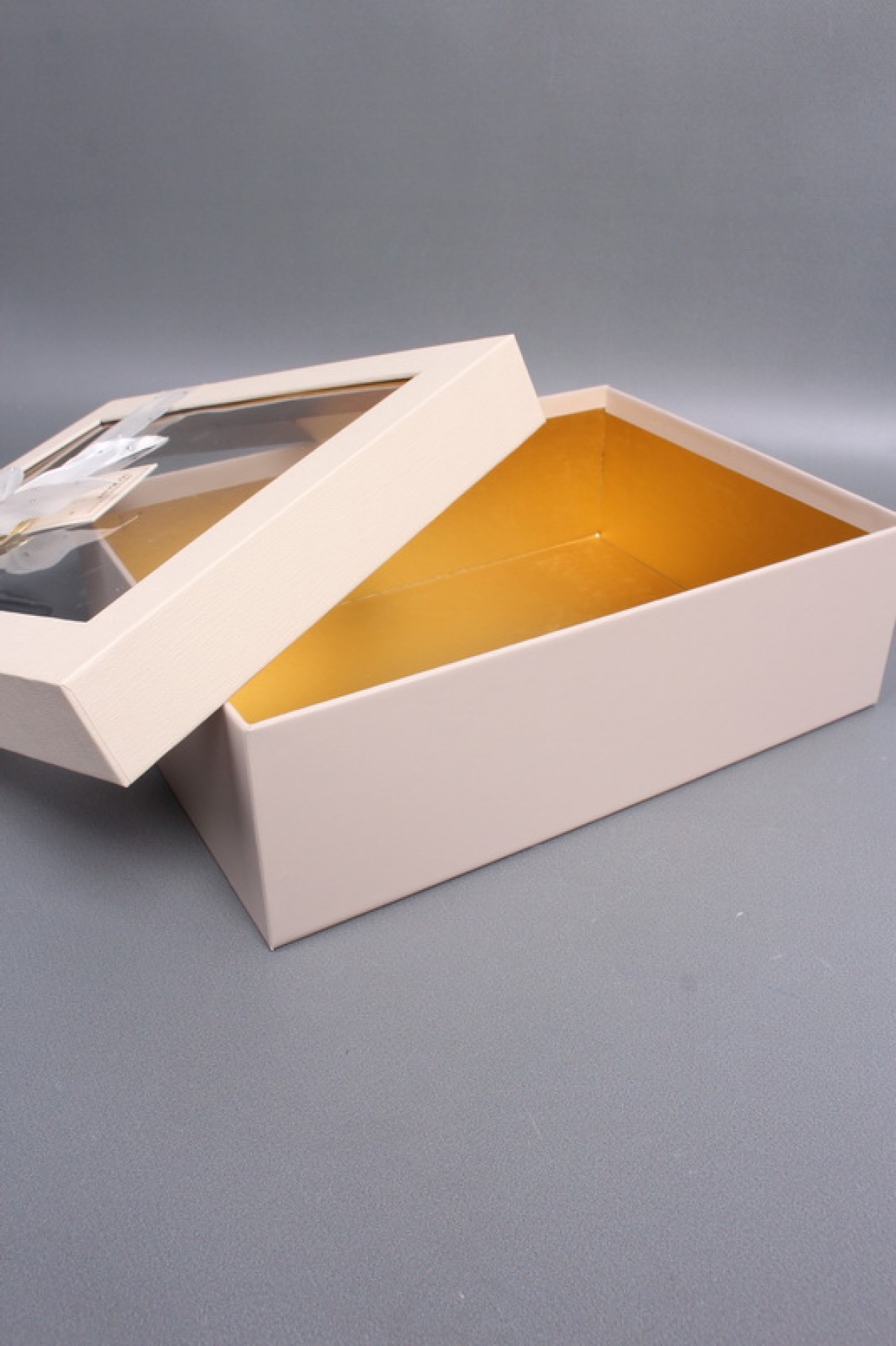 Набор коробок подарочных с бантиком из 3шт - 33,5*25*11,5, 29*21*9, 24,5*17*6,5, светло-розовый 6341