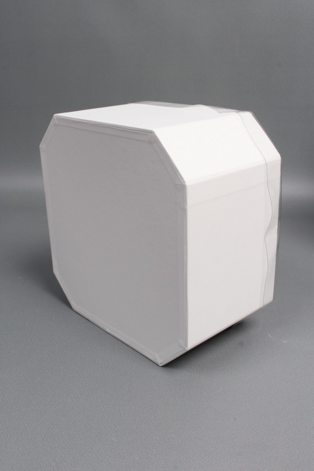 Набор коробок, с прозрачной крышкой, 3 шт., 24,5x24,5x13,5 см/ 22x22x12 см/19x19x10,5 см, белый2453М