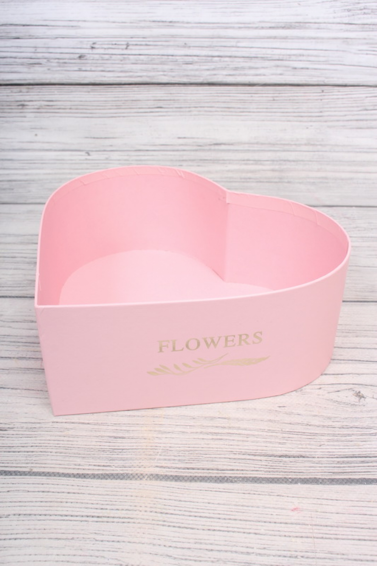 Набор коробок Сердце "Flowers" 3шт, L 28,5*26*11cm, M 25,7*23,5*10cm, S 23,5*21*8,5cm, розовый 1973Н