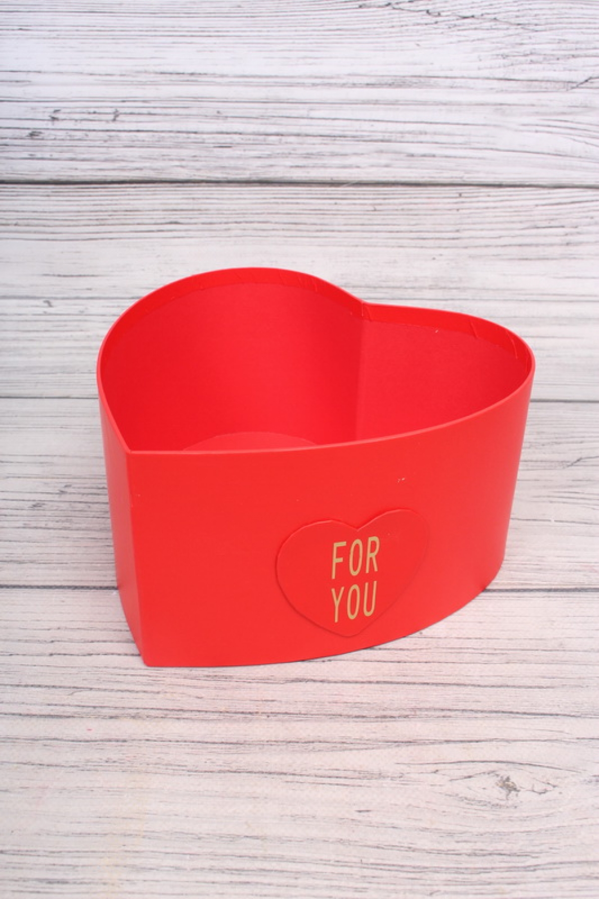 Набор коробок сердце "For You", 3 шт, L:27x27x12cm; M:23.5x23x11cm; S:19x19x10cm, красный 7139Н