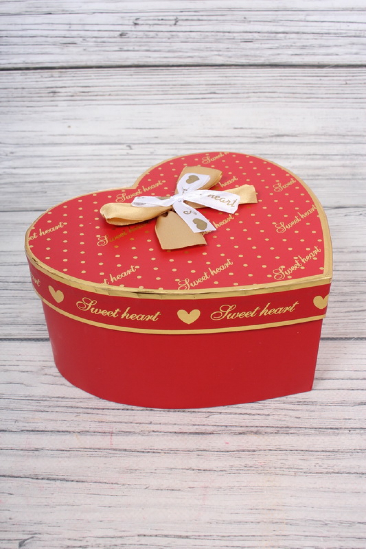Набор коробок "Sweet heart" Сердце 3 шт, 25.3*11.2H; 23*10H, 21.6*8.3H, красный 0649Н