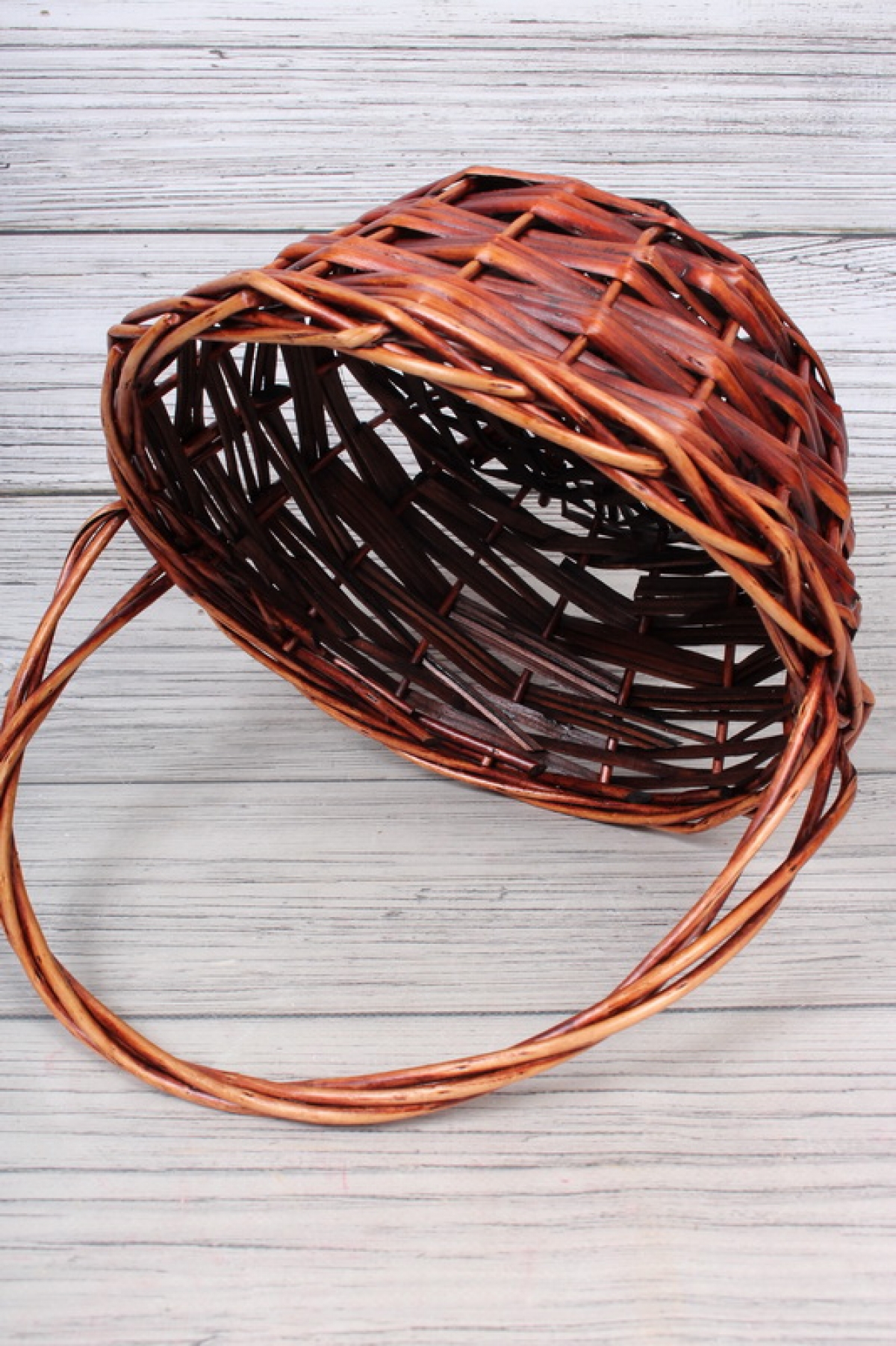 Набор корзин плетеных (ива) 3шт, D40xH17,5/40CM, D34xH15/35CM, D28xH13/30CM, 3 шт., коричневый 7969М