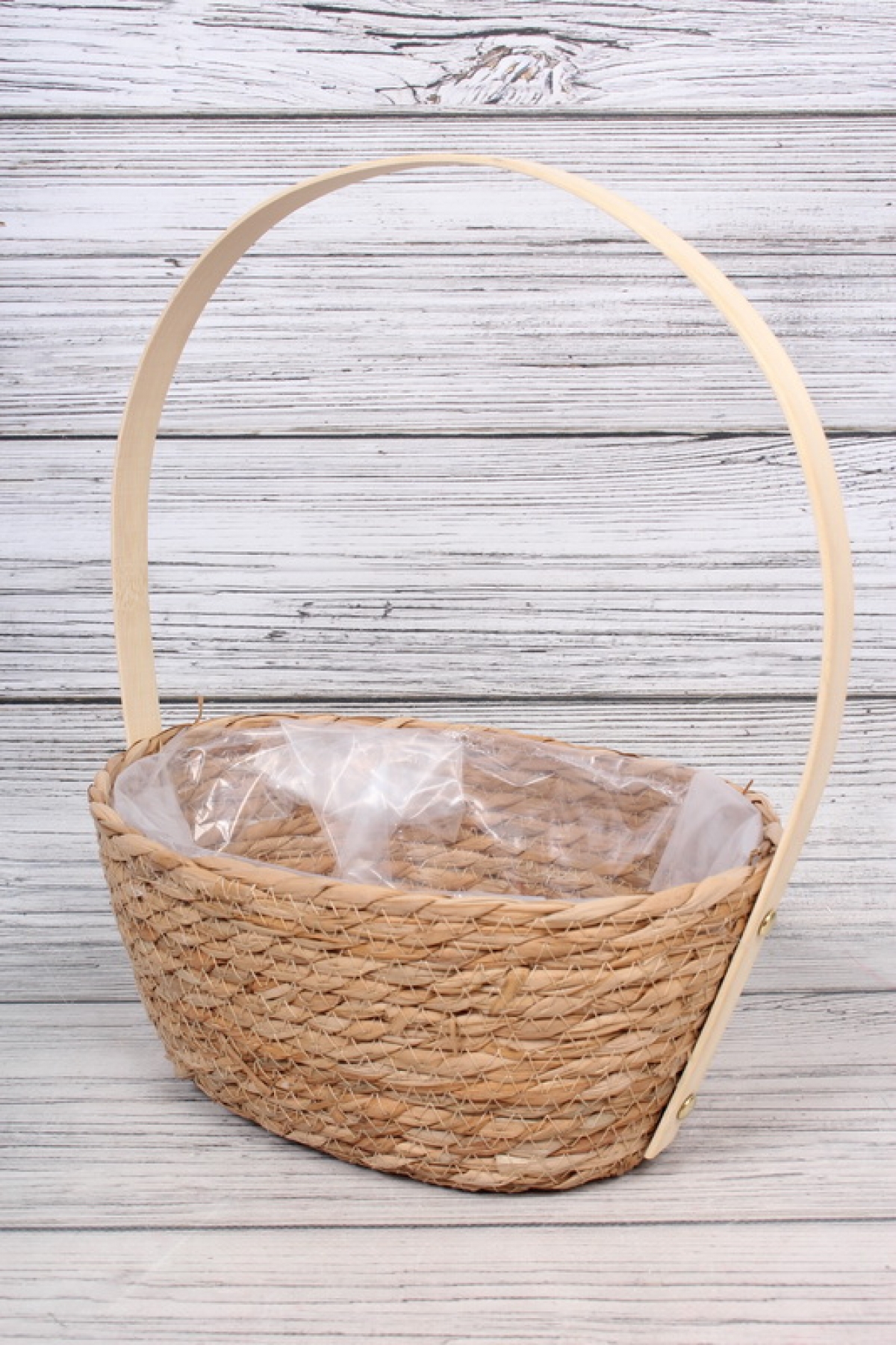 Набор корзин плетеных (рогоз) из 3шт , 35x27x16x40 см, 31x23x14,5x37 см, 27x19x13x34 см, 4550М