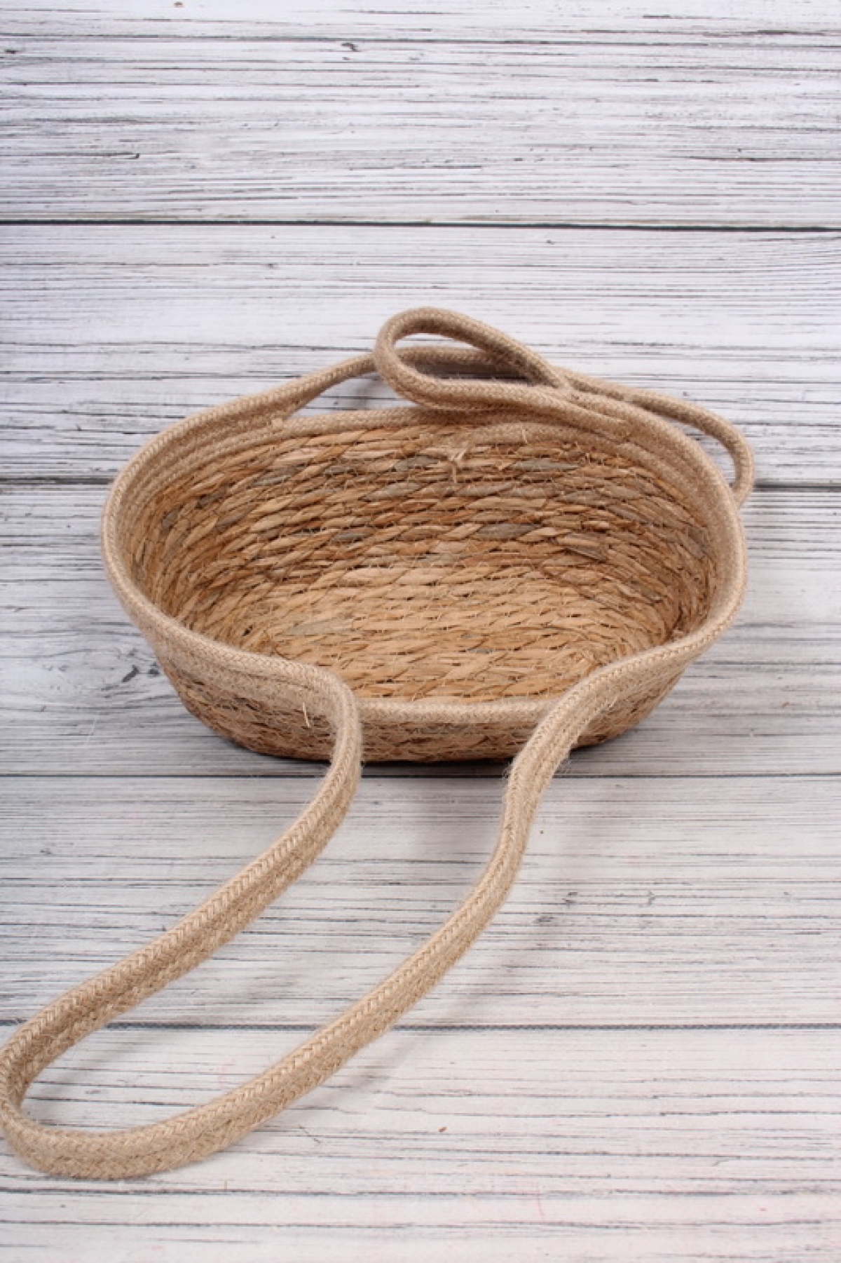 Набор корзин плетеных (рогоз) из 3шт , 35x30x16x40см, 32x23x14x36см,27x16x12x32 см, 0888М