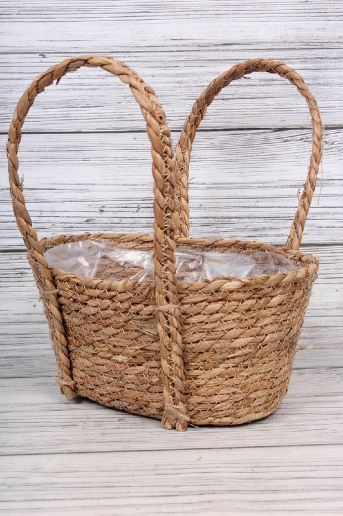 Набор корзин плетеных (рогоз) из 3шт , 35x27x16x35см, 31x23x14,5x32см,27x19x13x29см, 9601М