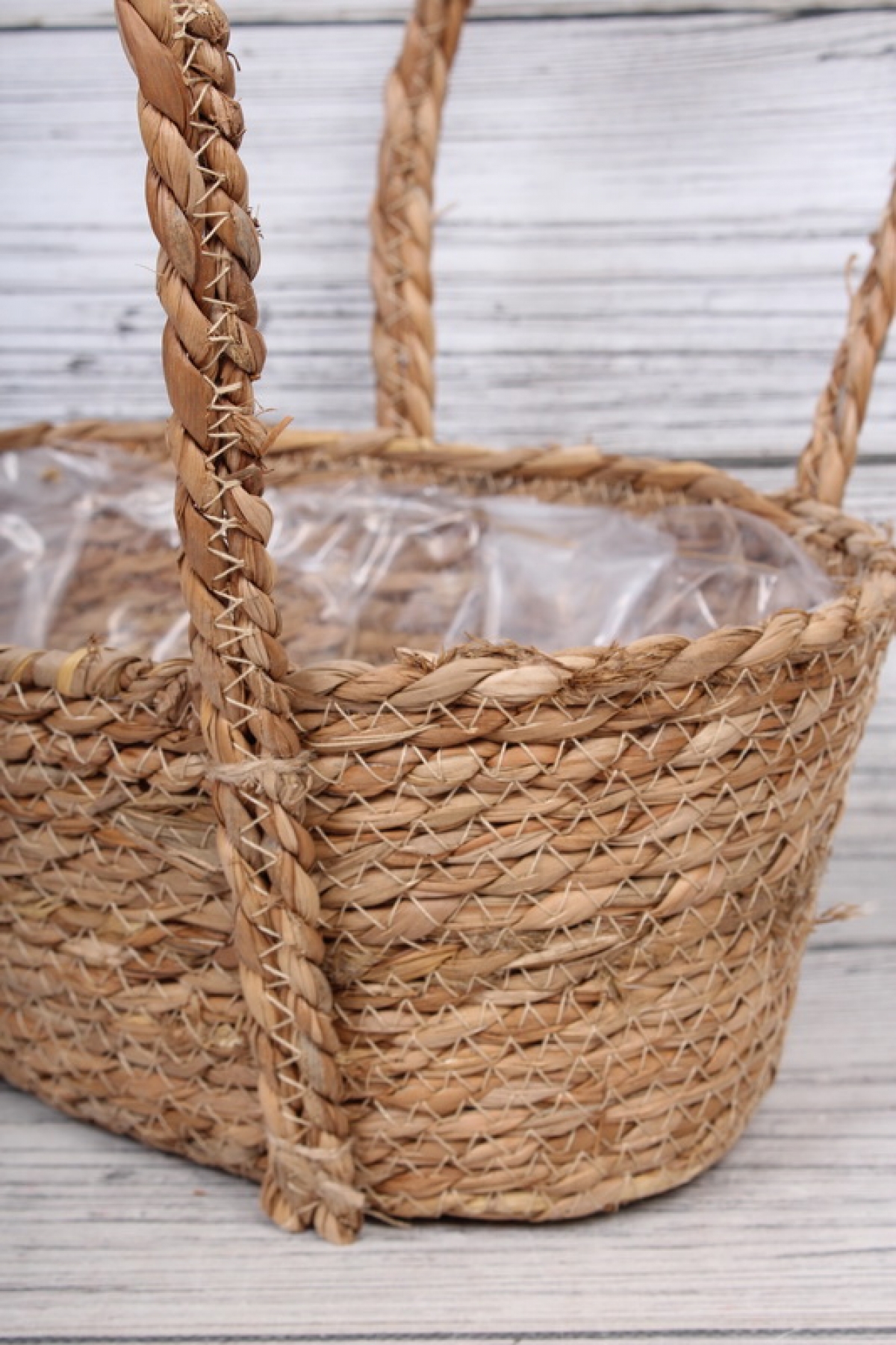 Набор корзин плетеных (рогоз) из 3шт , 35x27x16x35см, 31x23x14,5x32см,27x19x13x29см, 9601М