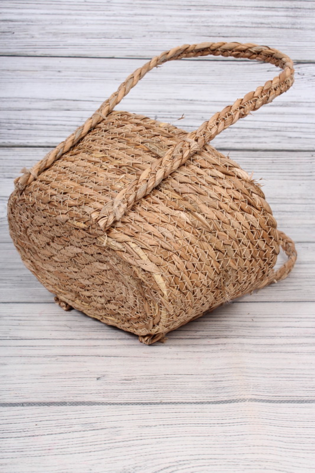 Набор корзин плетеных (рогоз) из 3шт , 35x27x16x35см, 31x23x14,5x32см,27x19x13x29см, 9601М
