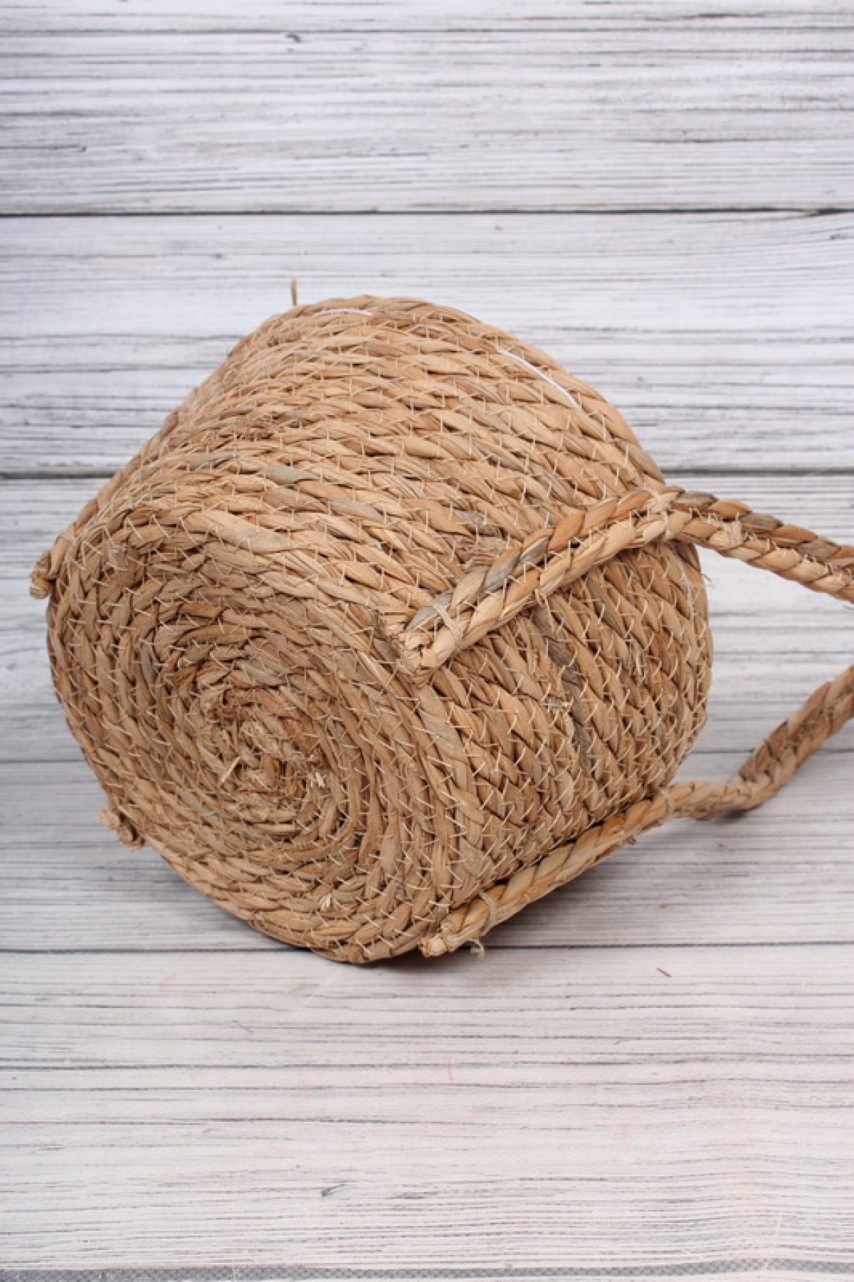 Набор корзин плетеных (рогоз) из 3шт, 30x30x16x35см, 26x26x14,5x32см, 22x22x13x29см,  9595М