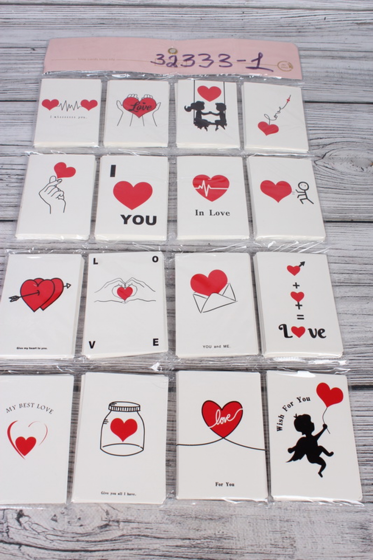 Набор открыток "For you" 10,5*7см, 96шт 3516Н