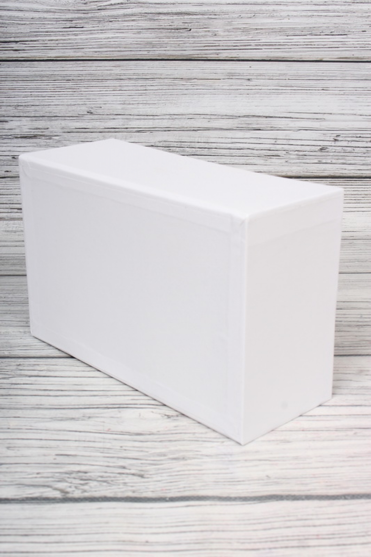 Набор подарочные коробок из 15шт -  Прямоугольник однотонный белый 53*42*23см К873
