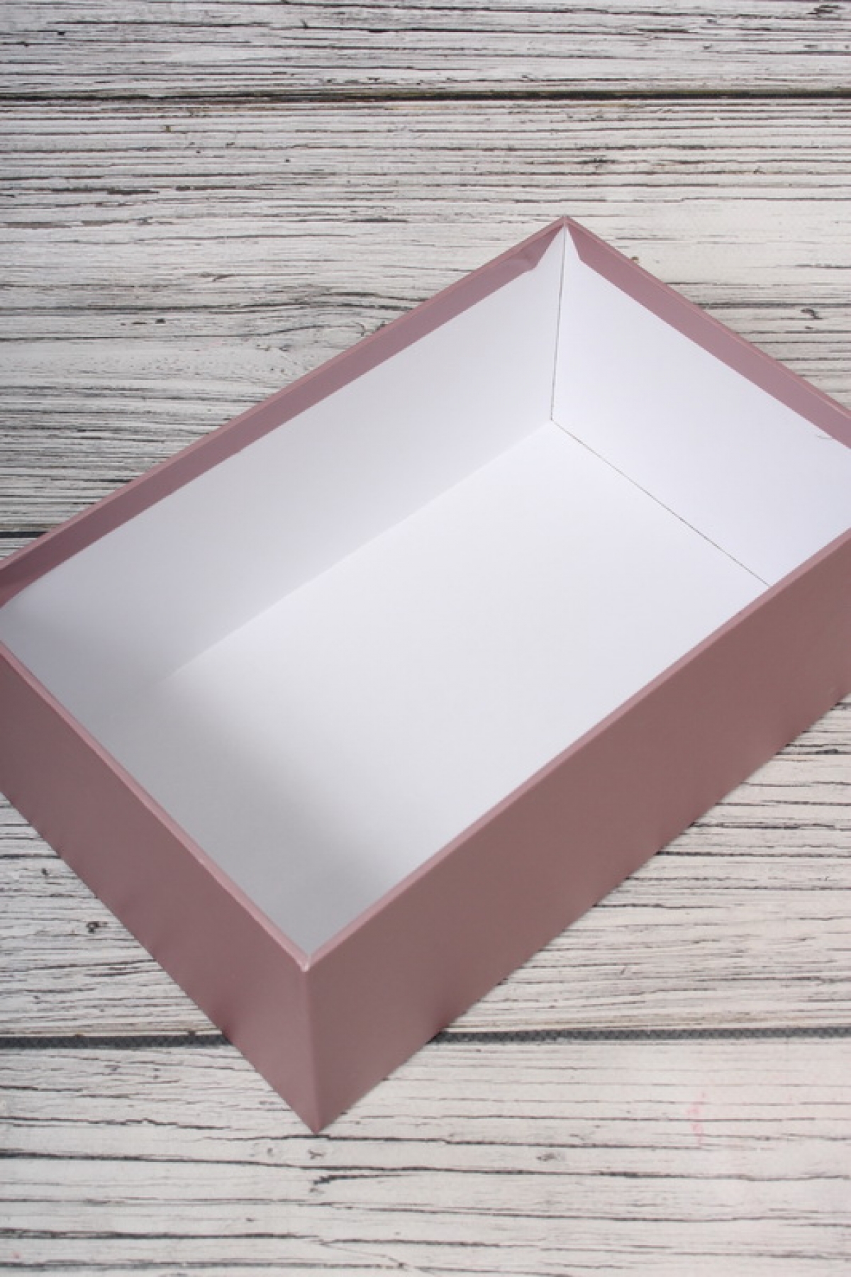 Набор подарочные коробок из 15шт -  Прямоугольник однотонный лиловый 53*42*23см К872